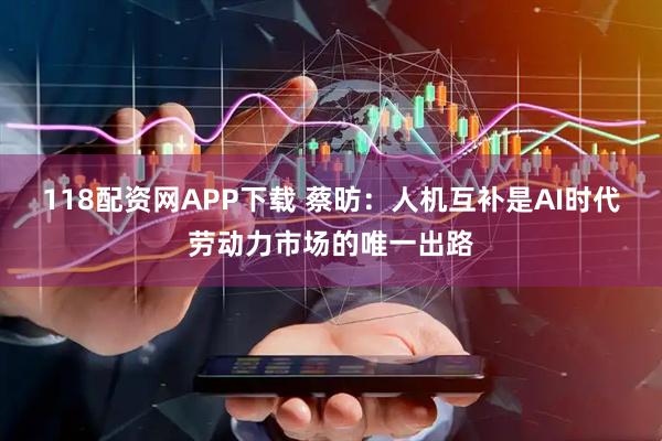 118配资网APP下载 蔡昉：人机互补是AI时代劳动力市场的唯一出路